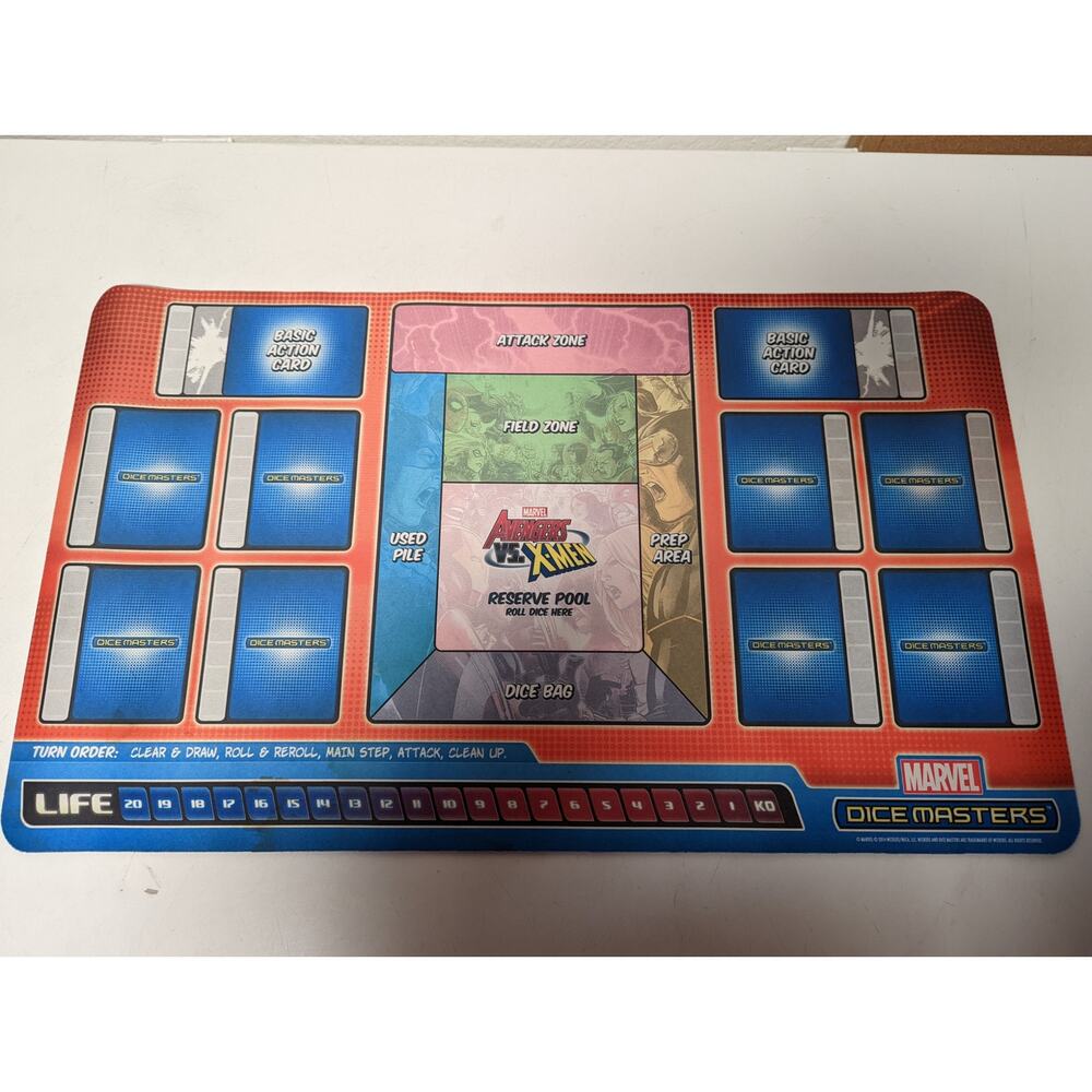 Marvel Dice Masters Playmat Gaming MCU Championship 23.5" x 13.5" Play Mat ONLY